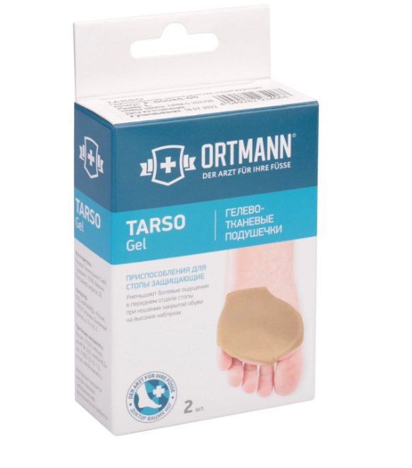 Подушечка TARSO ORTMANN для защиты плюснефалангового сустава большого пальца купить в OrtoMir24